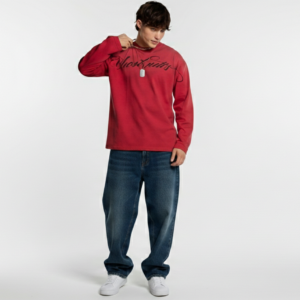Hoodless sweatshirt